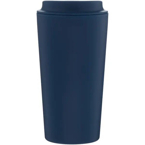 16 oz double wall plastic tumbler with threaded sip lid and... from ASI 51197 ETS Express, LLC