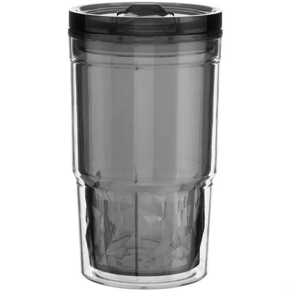 16 oz double wall acrylic tumbler with tinted inner wall, slider... from ASI 51197 ETS Express, LLC