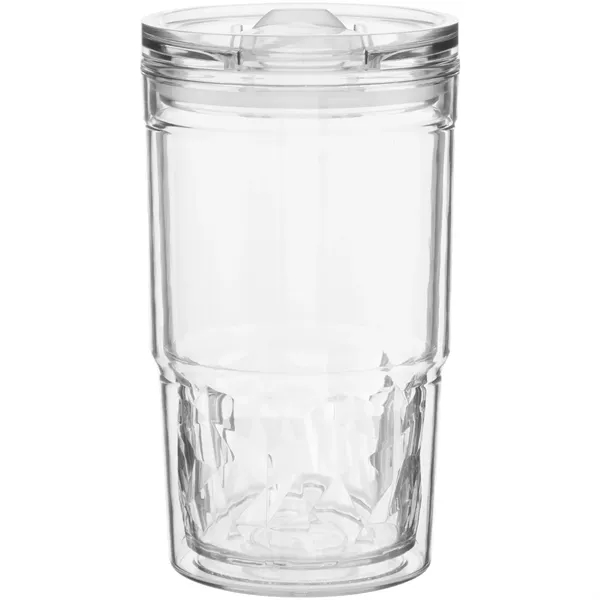 16 oz double wall acrylic tumbler with tinted inner wall, slider... from ASI 51197 ETS Express, LLC