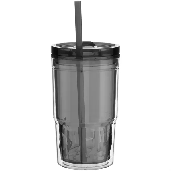 16 oz double wall acrylic tumbler with tinted inner wall, slider... from ASI 51197 ETS Express, LLC