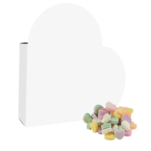 This charming custom box is filled with Conversation Hearts... from ASI 71685 Midnite Snax®