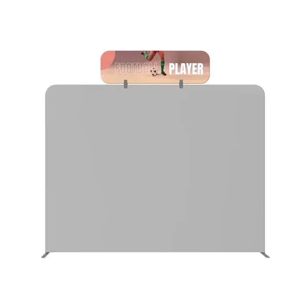 53"wx10"h Rectangle Header Display w/aluminum frame, full color imprint on 240g... from ASI 49891 Discount Marketing Products / DMP