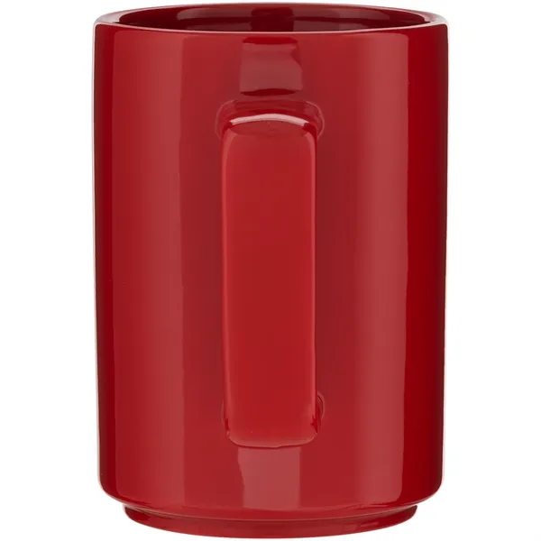 15 oz glossy ceramic mug with stackable design and polished finish... from ASI 51197 ETS Express, LLC