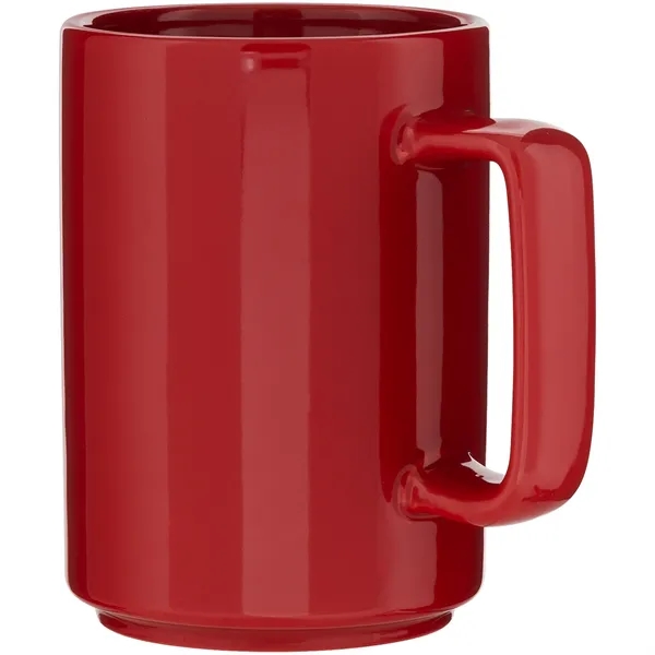 15 oz glossy ceramic mug with stackable design and polished finish... from ASI 51197 ETS Express, LLC