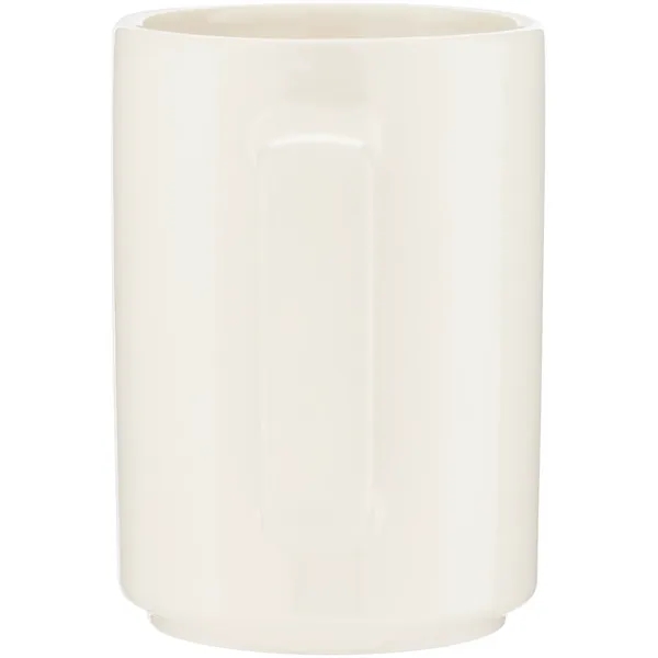 15 oz glossy ceramic mug with stackable design and polished finish... from ASI 51197 ETS Express, LLC