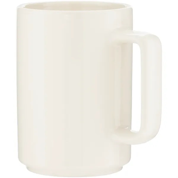 15 oz glossy ceramic mug with stackable design and polished finish... from ASI 51197 ETS Express, LLC