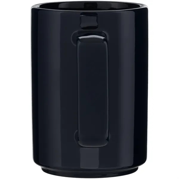 15 oz glossy ceramic mug with stackable design and polished finish... from ASI 51197 ETS Express, LLC