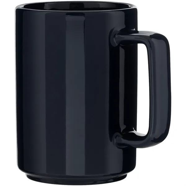 15 oz glossy ceramic mug with stackable design and polished finish... from ASI 51197 ETS Express, LLC
