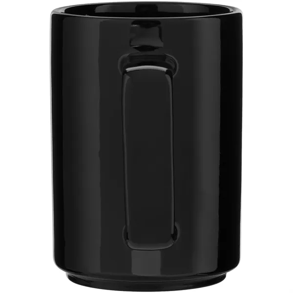 15 oz glossy ceramic mug with stackable design and polished finish... from ASI 51197 ETS Express, LLC