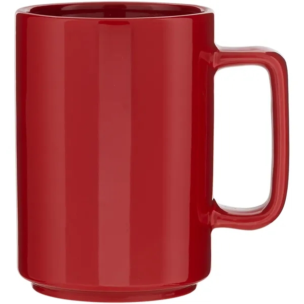 15 oz glossy ceramic mug with stackable design and polished finish... from ASI 51197 ETS Express, LLC