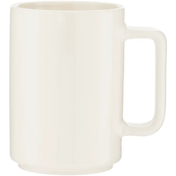 15 oz glossy ceramic mug with stackable design and polished finish... from ASI 51197 ETS Express, LLC