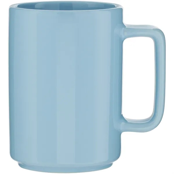 15 oz glossy ceramic mug with stackable design and polished finish... from ASI 51197 ETS Express, LLC