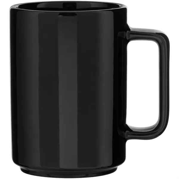 15 oz glossy ceramic mug with stackable design and polished finish... from ASI 51197 ETS Express, LLC
