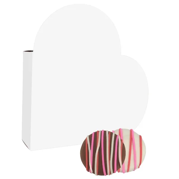 This charming custom box is filled with 1 Milk 1 White... from ASI 71685 Midnite Snax®