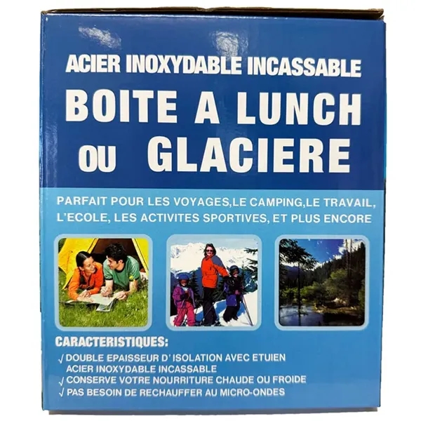 40 Oz Thermal lunch box with 2 bowls.... from ASI 36988 Artek USA Inc / Artek™