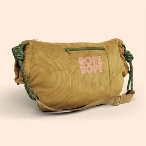 The Cord Sling gets a cozy upgrade. This is made from... from ASI 74710 Numo