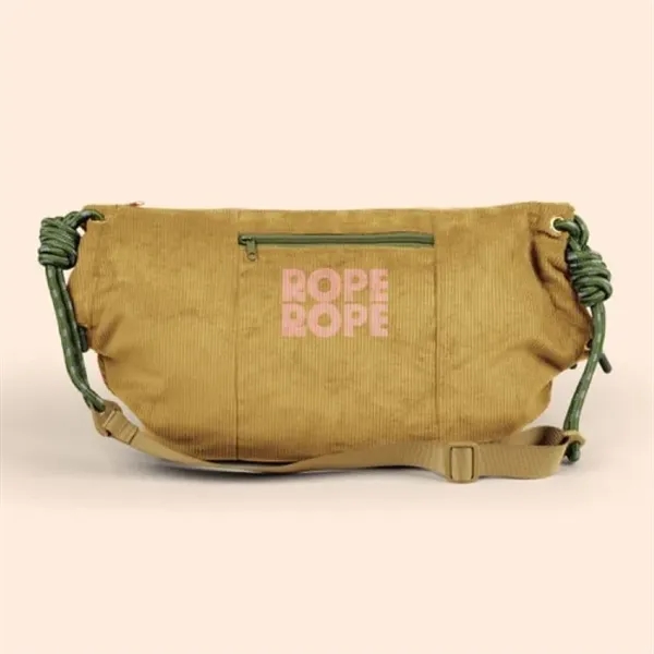 The Cord Sling gets a cozy upgrade. This is made from... from ASI 74710 Numo