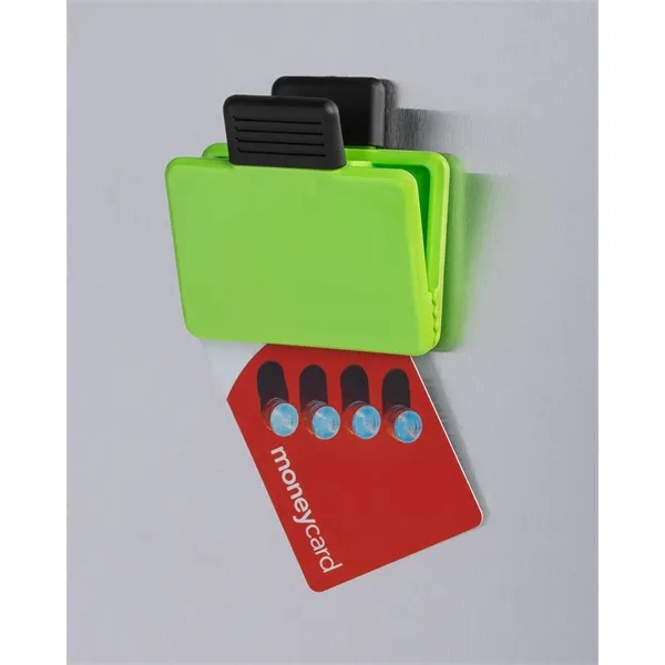 Recycled PS Rectangle Shape Magnetic Memo Clip... from ASI 79530 Prime Line