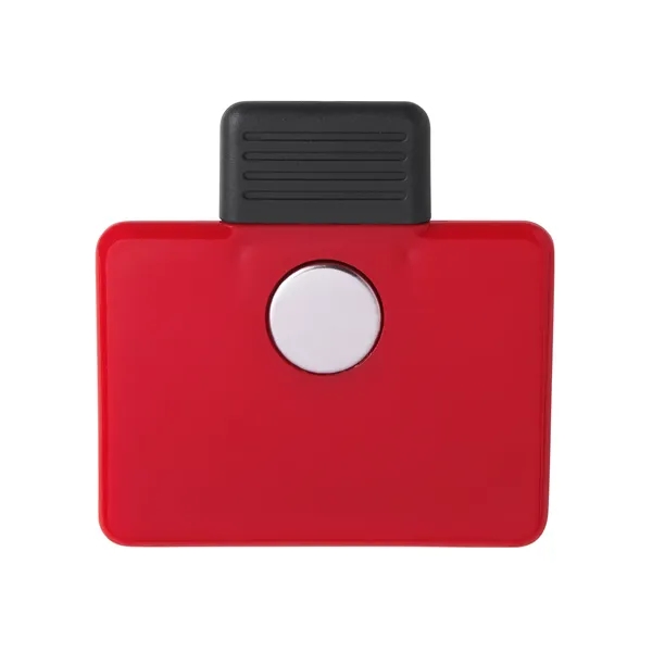 Recycled PS Rectangle Shape Magnetic Memo Clip... from ASI 79530 Prime Line