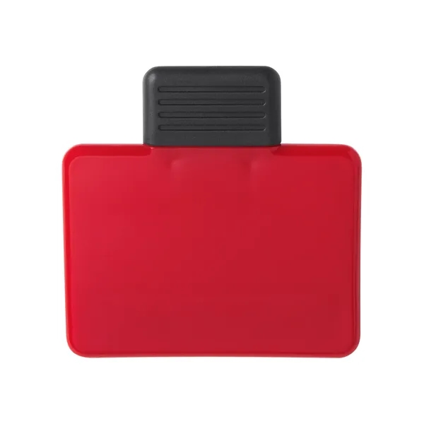 Recycled PS Rectangle Shape Magnetic Memo Clip... from ASI 79530 Prime Line