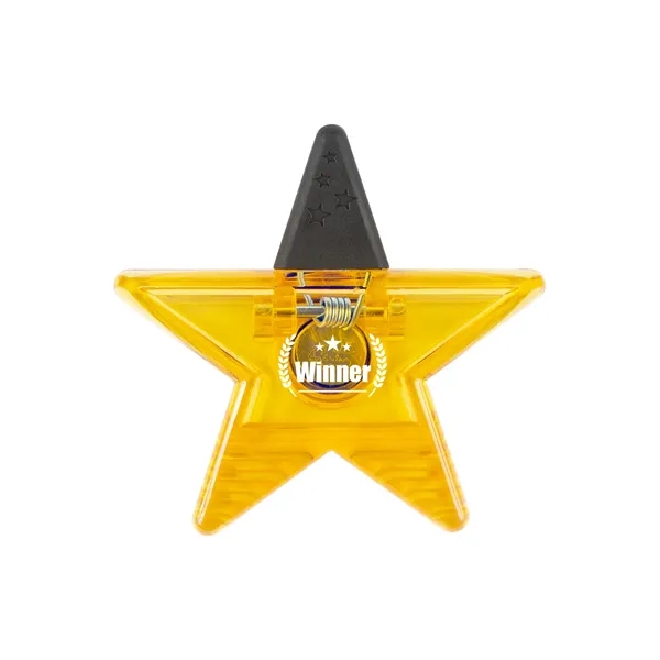 Recycled PS Star Shape Magnetic Memo Clip... from ASI 79530 Prime Line
