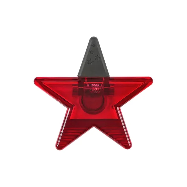 Recycled PS Star Shape Magnetic Memo Clip... from ASI 79530 Prime Line