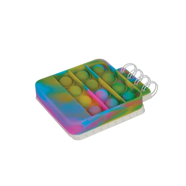 Dimple Silicone Push Pop Notebook... from ASI 67866 Logomark/Valumark