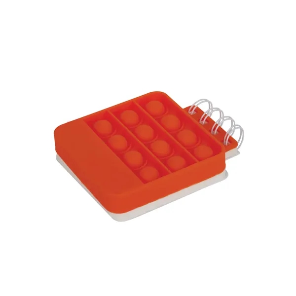 Dimple Silicone Push Pop Notebook... from ASI 67866 Logomark/Valumark