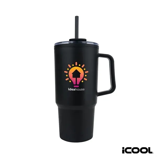 iCOOL® Ouray 30 oz. Double Wall Polypropylene Travel Tumbler... from ASI 67866 Logomark/Valumark