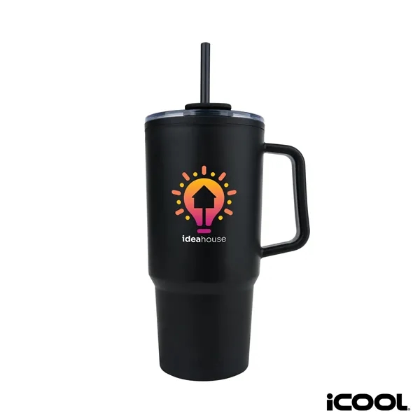 iCOOL® Ouray 30 oz. Double Wall Polypropylene Travel Tumbler... from ASI 67866 Logomark/Valumark