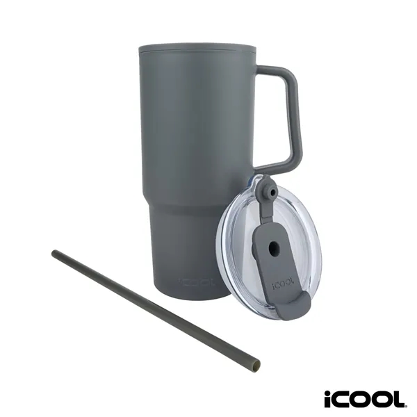 iCOOL® Ouray 30 oz. Double Wall Polypropylene Travel Tumbler... from ASI 67866 Logomark/Valumark