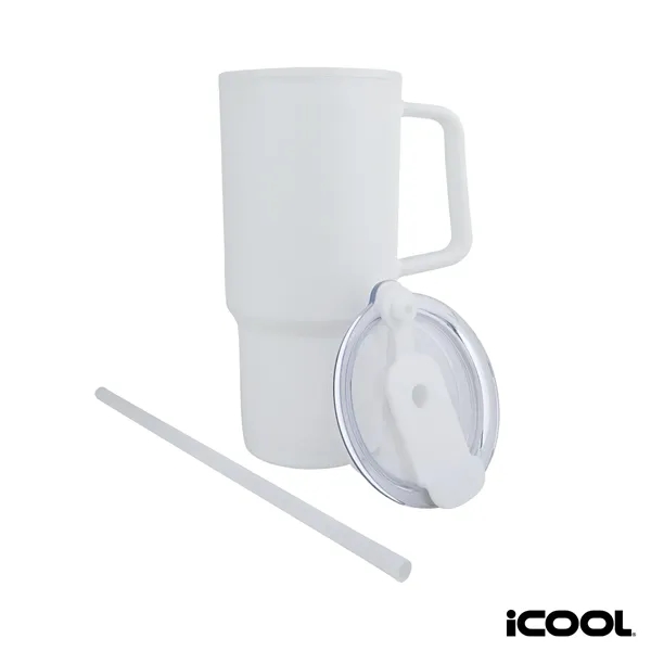 iCOOL® Ouray 30 oz. Double Wall Polypropylene Travel Tumbler... from ASI 67866 Logomark/Valumark
