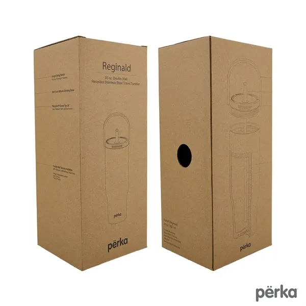 Perka® Reginald 30oz. Recycled Vacuum Insulated Travel Tu...... from ASI 67866 Logomark/Valumark