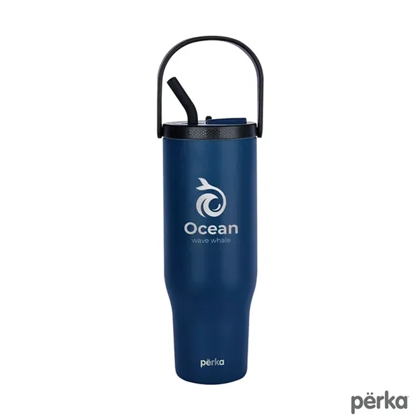 Perka® Reginald 30oz. Recycled Vacuum Insulated Travel Tu...... from ASI 67866 Logomark/Valumark