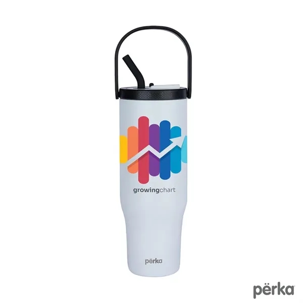 Perka® Reginald 30oz. Recycled Vacuum Insulated Travel Tu...... from ASI 67866 Logomark/Valumark