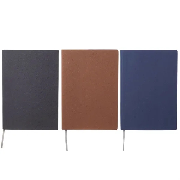 Ivory page soft cover notebook plus 1 color silkscreen imprint on... from ASI 37218 Athena Promo (tm)