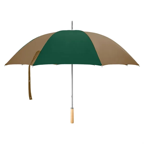 Golf umbrella with metal shaft and wood handle.... from ASI 61125 Hit Promotional Products / Hit®
