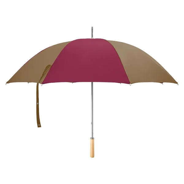 Golf umbrella with metal shaft and wood handle.... from ASI 61125 Hit Promotional Products / Hit®