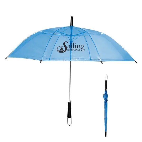 46" Arc clear umbrella with metal frame.... from ASI 61125 Hit Promotional Products / Hit®
