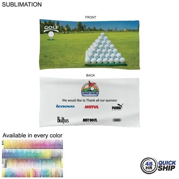 Golf Caddie Tournament Towel Terry... from ASI 53509 FIEL-Fairdeal Import & Export
