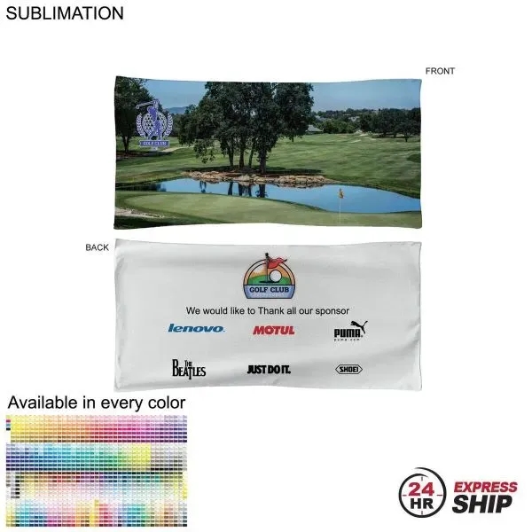 Golf Caddie Tournament Towel Terry... from ASI 53509 FIEL-Fairdeal Import & Export