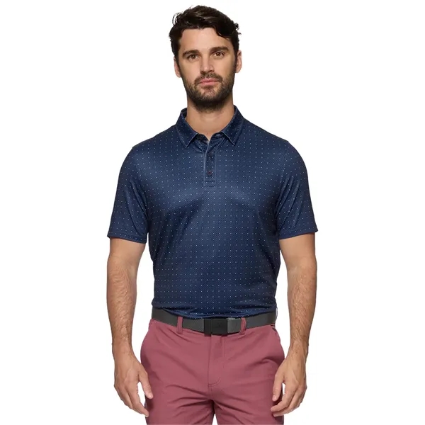 Item #A-M-COREKT1904 Flag & Anthem Men's Montrose Star And Dot Print SS Performan