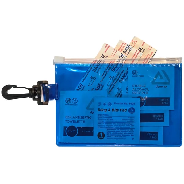 This Zip Carabiner First Aid Kit pouch.... from ASI 83770 Royal Industries / The Royal Line
