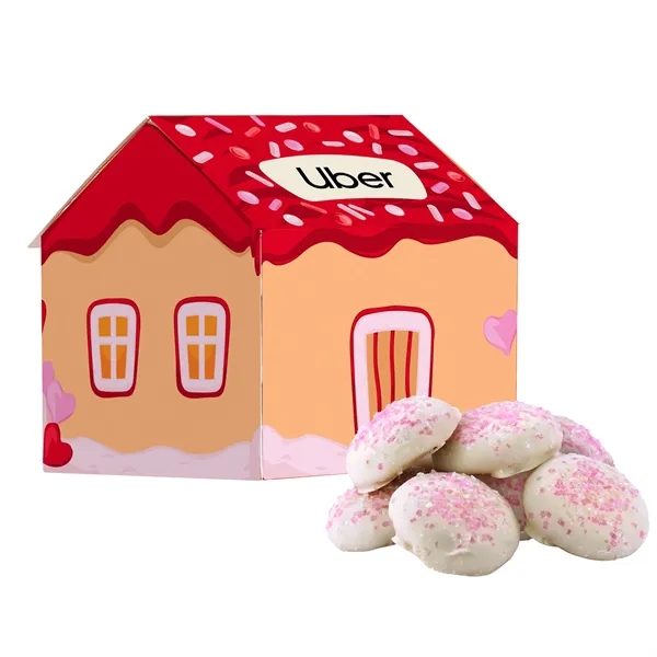Cupid's Cottage filled with Sweetheart Mini Cookies... from ASI 71685 Midnite Snax®