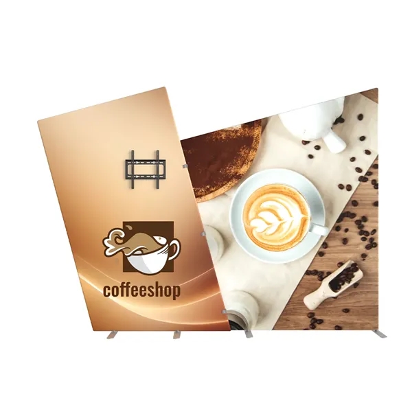 Dual Frame Display 120"w x 96"h aluminum frame, full color imprint... from ASI 49891 Discount Marketing Products / DMP