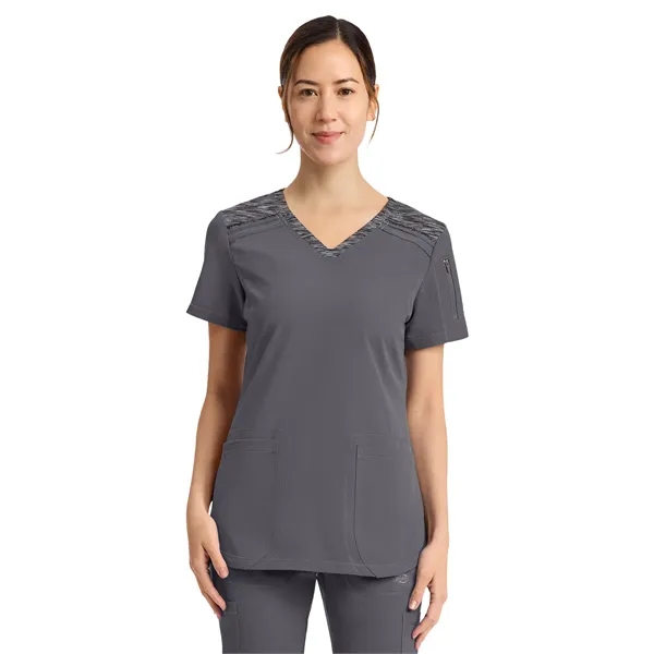 Dickies Medical - Dynamix - Women's V-Neck Top... from ASI 86018 Scrub Authority