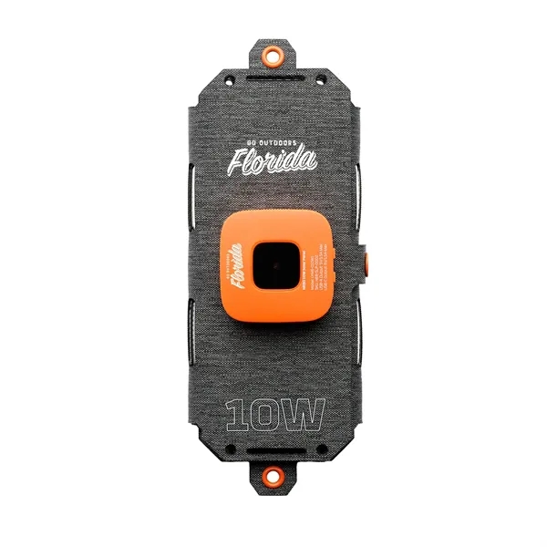 This foldable solar panel provides up to 7.5 watts to its... from ASI 46170 Compass Industries Inc