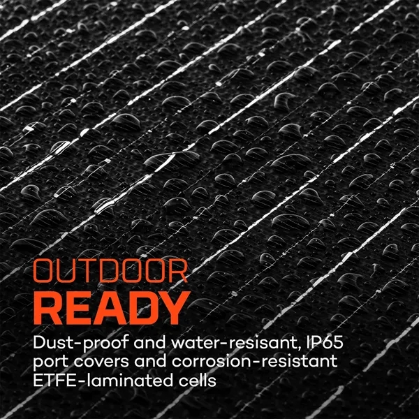 This foldable solar panel provides up to 7.5 watts to its... from ASI 46170 Compass Industries Inc