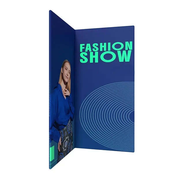 L-Shape Corner Display 72"w x 90"h aluminum frame, full color imprint... from ASI 49891 Discount Marketing Products / DMP