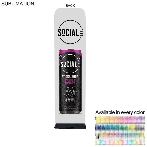 2'W Fabric Banner Steel Base & 6' Tablecloth... from ASI 53509 FIEL-Fairdeal Import & Export